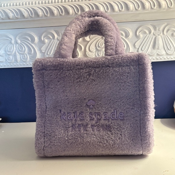 kate spade Handbags - Kate Spade Lilac Plush Handbag